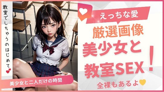 美少女と教室SEX！ メイン画像