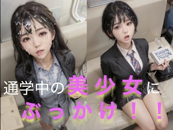 電車で通学中の美少女にぶっかけスペシャル メイン画像