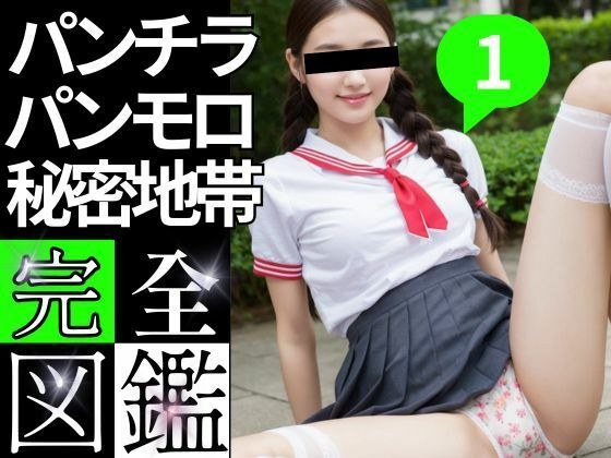パンチラ完全図鑑-パンチラ パンモロ 秘密地帯【AI美女グラビア】 メイン画像