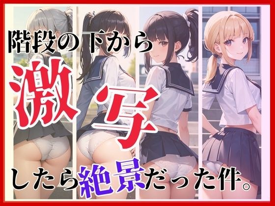 【無料】階段の下から激写したら絶景だった件。 メイン画像