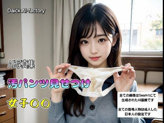 AI写真集汚パンツ見せつけ女子○○ メイン画像