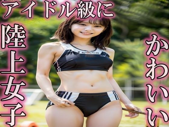 アイドルみたいにかわいいアスリート陸上女子 メイン画像