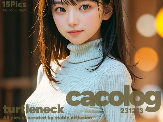 cacolog 1213 タートルネック メイン画像