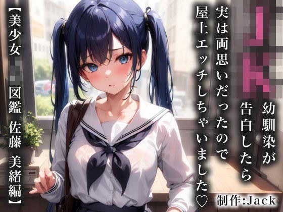 JK幼馴染が告白したら実は両思いだったので屋上エッチしちゃいました【美少女JK図鑑_佐藤 美緒編】 メイン画像