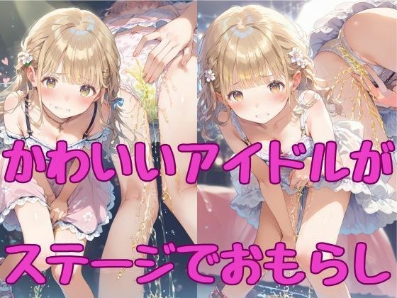 かわいいアイドルがステージでおもらし メイン画像