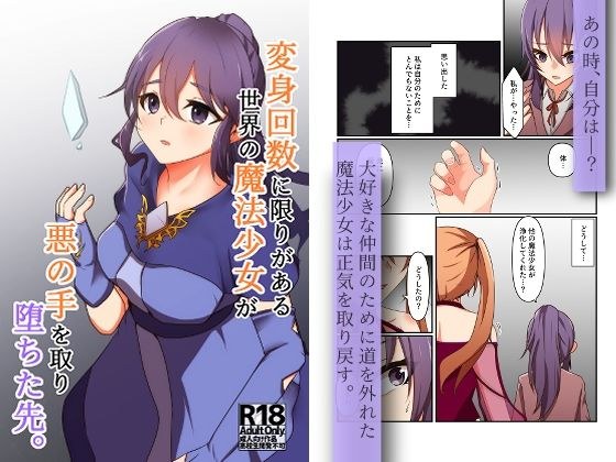 変身回数に限りがある世界の魔法少女が悪の手を取り堕ちた先。 メイン画像
