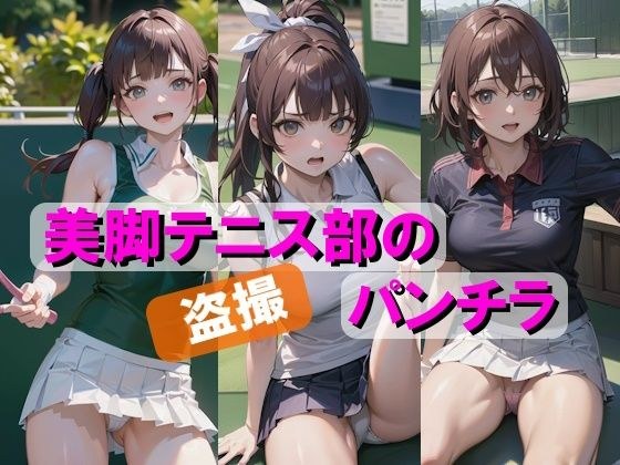 【盗撮】美脚テニス部のパンチラ メイン画像
