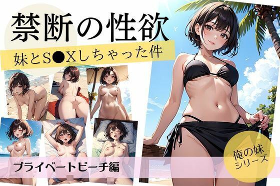禁断の性欲/妹とS●Xしちゃった件【プライベートビーチ編】 メイン画像
