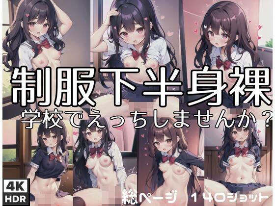 Uniform lower body naked...Would you like to do something naughty at school? メイン画像