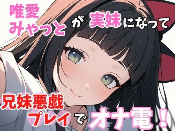 [Actual Masturbation] Super cute! “My crotch area feels strange ~ Please tell me, brother~” Myatto Yuiai! becomes your real sister and performs brother-sister mischief play!