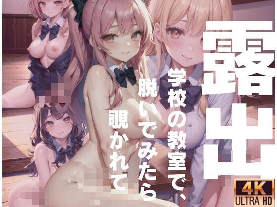 教室で露出。学校の教室で脱いでみたら、覗かれて盗撮されてた。 メイン画像