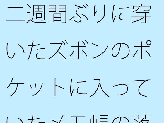 【無料】二週間ぶりに穿いたズボンのポケットに入っていたメモ帳の落書き メイン画像