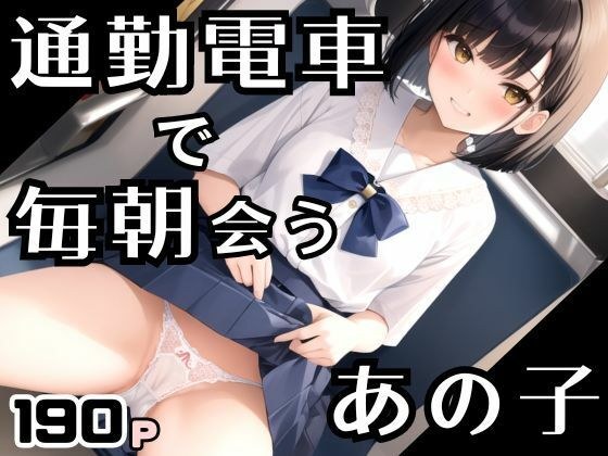 通勤電車で毎朝会う可愛いあの子は見られると濡れちゃう メイン画像
