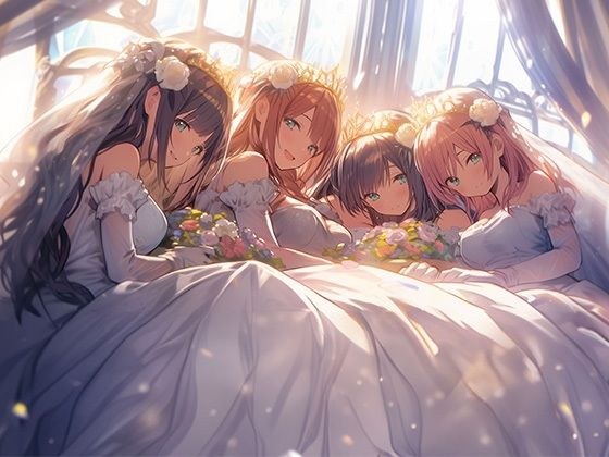 ドレス美少女28 ウエディングドレス×アイドルグループ メイン画像