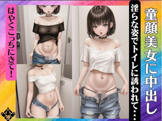 童顔美女に中出し〜淫らな姿でトイレに誘われて・・・「はやくこっちにきて！」 メイン画像