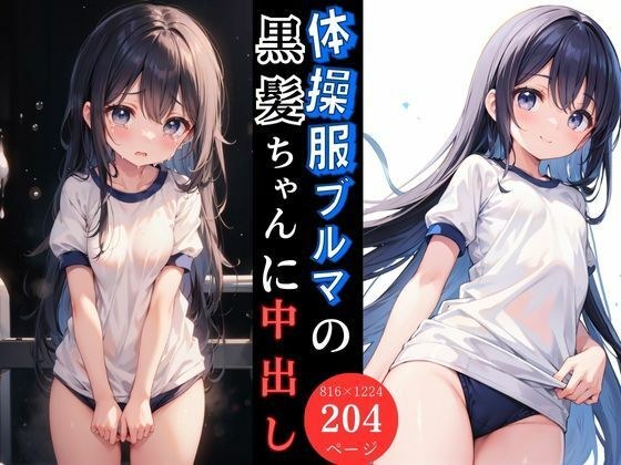 体操服ブルマの黒髪ちゃんに中出し メイン画像