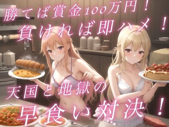 勝てば賞金100万円！負ければ即ハメ！天国と地獄の早食い対決！ メイン画像