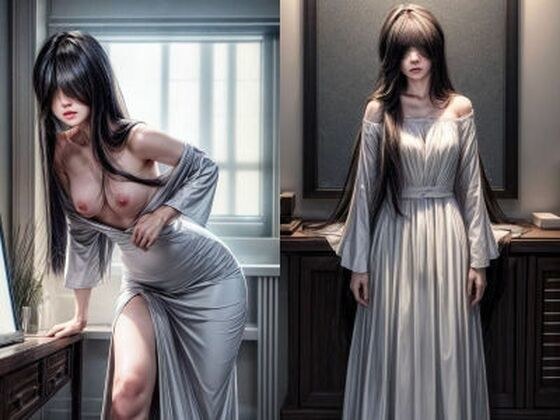 呪いのビデオを見たら貞〇ちゃんが脱いで現れてくれました♪「リアル・実写系」写真集 メイン画像