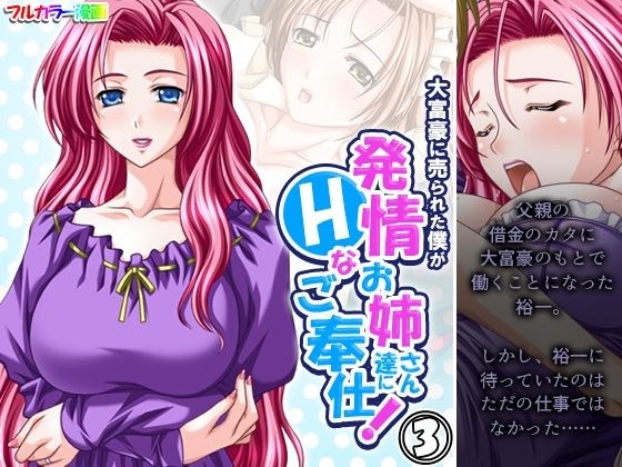 大富豪に売られた僕が発情お姉さん達にHなご奉仕！ 3巻 メイン画像