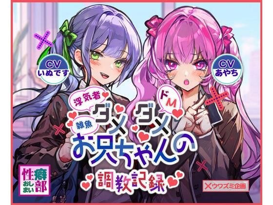 ダメダメお兄ちゃんの調教記録 メイン画像