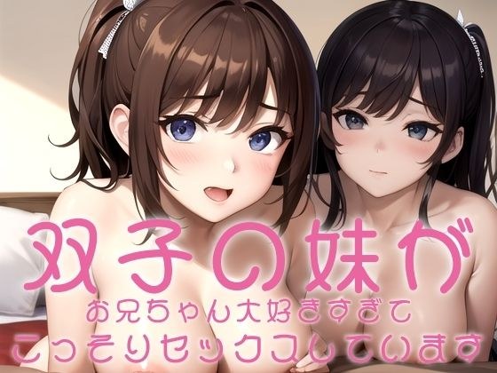 双子の妹がお兄ちゃん大好きすぎてこっそりセックスしています メイン画像