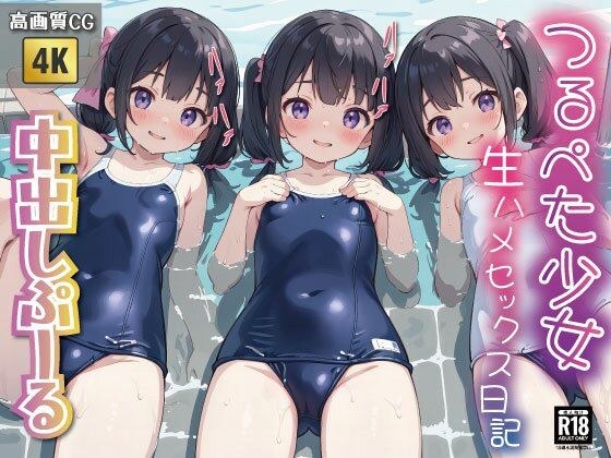 つるぺた少女『生ハメセックス日記』中出しぷーる高画質CG集122枚 メイン画像
