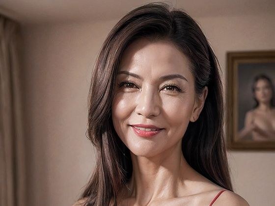 [AI] Mature woman in the bedroom メイン画像