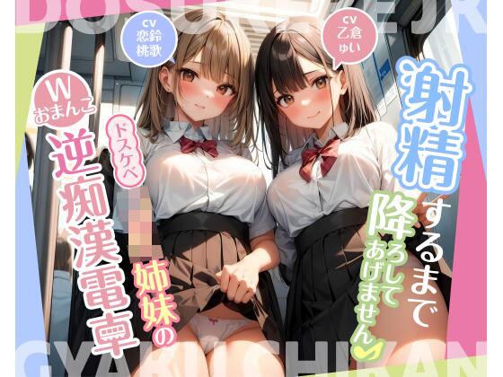 【期間限定110円】射精するまで降ろしてあげません♪〜ドスケベJK姉妹のWおまんこ逆痴●電車〜 メイン画像
