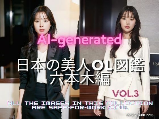 AI生成 日本の美人OL図鑑 Vol.3 六本木編-オフィスユニフォーム特集 メイン画像