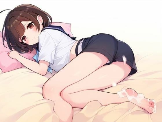 制服女子にびゅーびゅーぶっかけ〜足コキだけでイクなんてどうかしてます〜 メイン画像