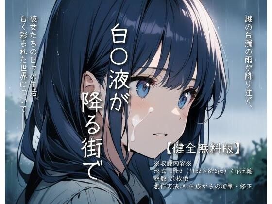【無料】白〇液が降る街で 【健全無料版1】 メイン画像