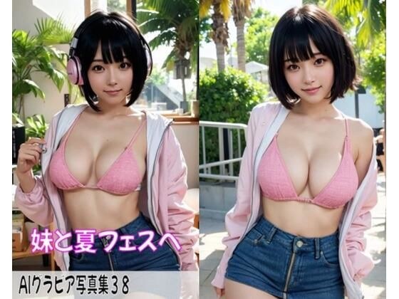 AIグラビア写真集38〜妹と夏フェスへ〜 メイン画像