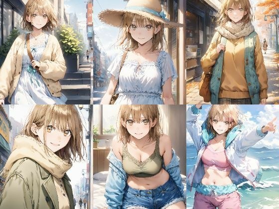 【無料】「アオのハコ」鹿野千夏私服写真集（全284枚） メイン画像