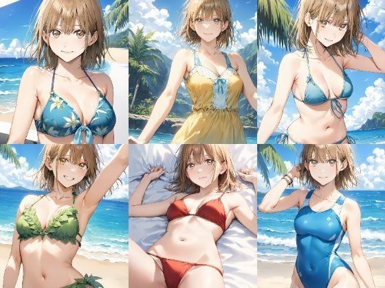 《青之箱》嘉纳千夏泳装写真集（16种、434张） メイン画像