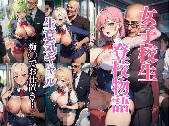 女子校生登校物語 〜生意気ギャル痴◯でお仕置き〜 メイン画像