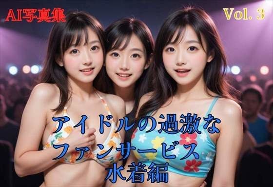 AI写真集アイドルの過激なファンサービスVol.3水着編 メイン画像
