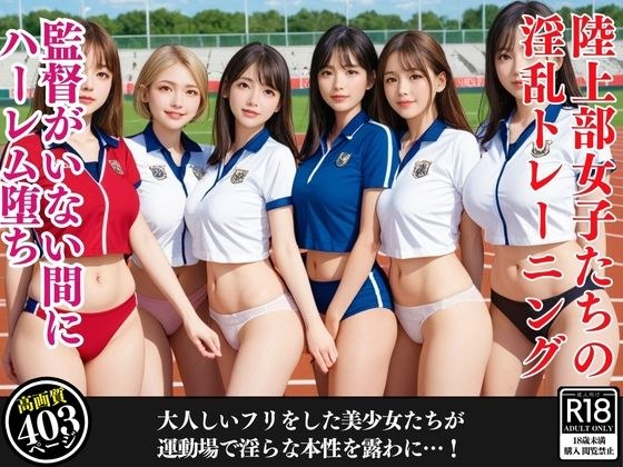 監督がいない間にハーレム堕ち…陸上部女子たちの淫乱トレーニング メイン画像
