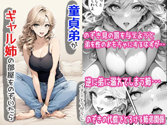 童貞弟がギャル姉の部屋をのぞいたら メイン画像
