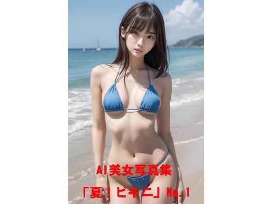 AI美女写真集「夏！ビキニ」No.1 メイン画像