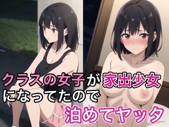 クラスの女子が家出少女になっていたので泊めてヤッタ メイン画像