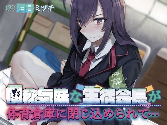 [Excretion restraint] The student council president who is a bit constipated is locked in the gym warehouse...~ADV style audio work~ メイン画像