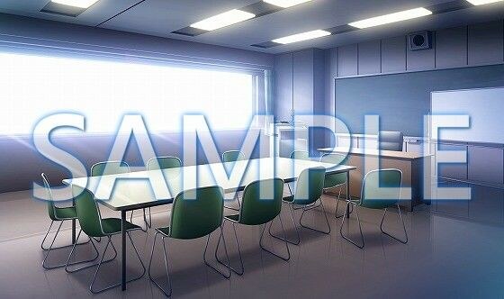【背景素材】生徒会室（6168_bg04）【時間差分あり】 メイン画像