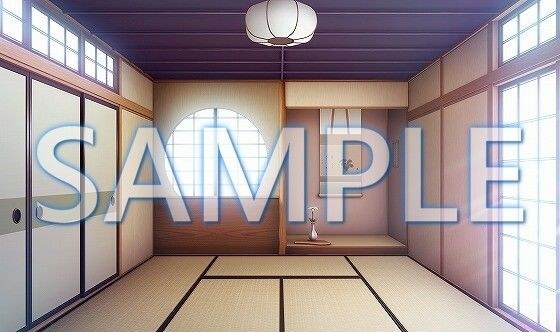 【背景素材】書道室（6168_bg06）【時間差分あり】 メイン画像