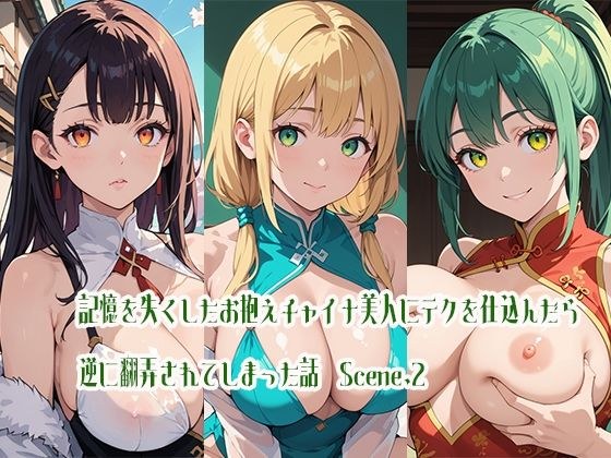 記憶を失くしたお抱えチャイナ美人にテクを仕込んだら逆に翻弄されてしまった話Scene.2 メイン画像