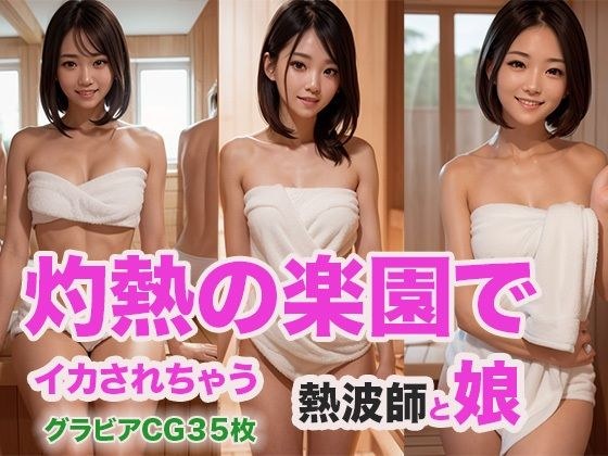 灼熱の楽園でイカされちゃう熱波師と娘 メイン画像