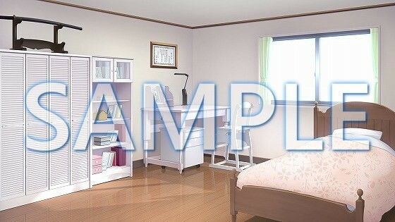 【背景素材】女の子の部屋（1385_bg14）【時間差分あり】 メイン画像