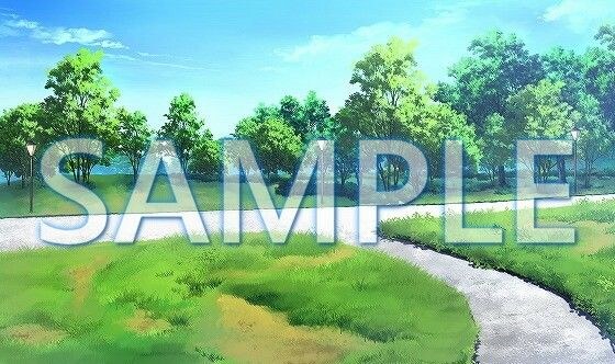 【背景素材】公園（6229_bg09）【時間差分あり】 メイン画像
