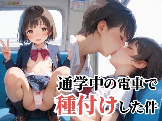 通勤中の電車で種付けした件 メイン画像
