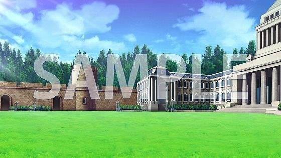 【背景素材】校庭（7004_bg08）【時間差分あり】 メイン画像