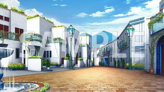 【背景素材】街（7004_bg09）【時間差分あり】 メイン画像